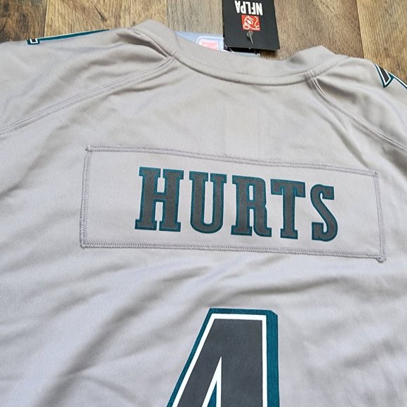 Nike Philadelphia Eagles Jalen Hurts Super Bowl LVII Atmosphere Jersey Mens XXL - Picture 3 of 5
